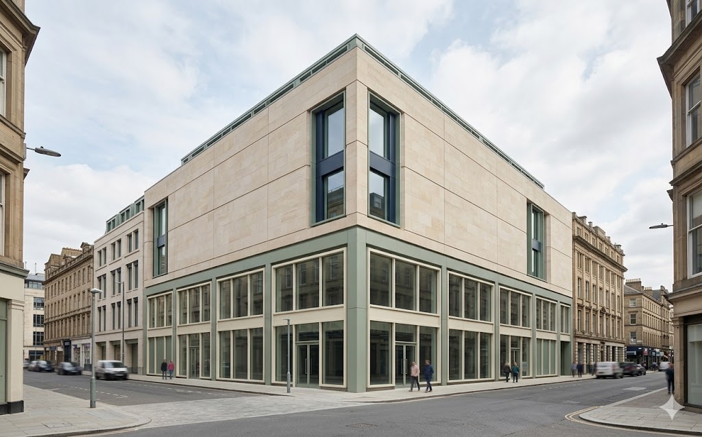 Retail-led commercial redevelopment in a city centre